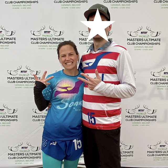 Wendy at the World Masters Ultimate Club Championships